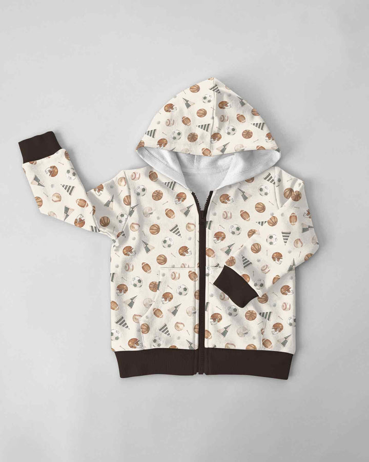 Game Day Heroes Bamboo Zip Hoodie