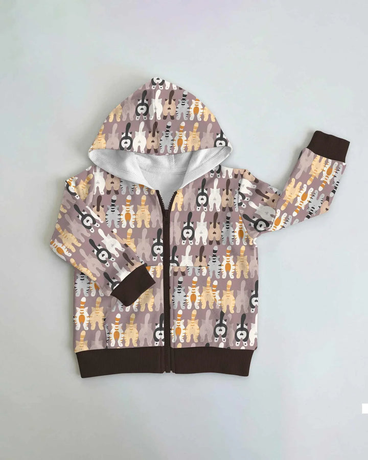 Cheeky Tails Bamboo Zip Hoodie
