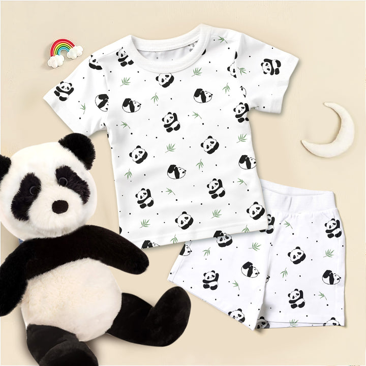 Panda Teddy Bear Bamboo Sleepwear for Baby