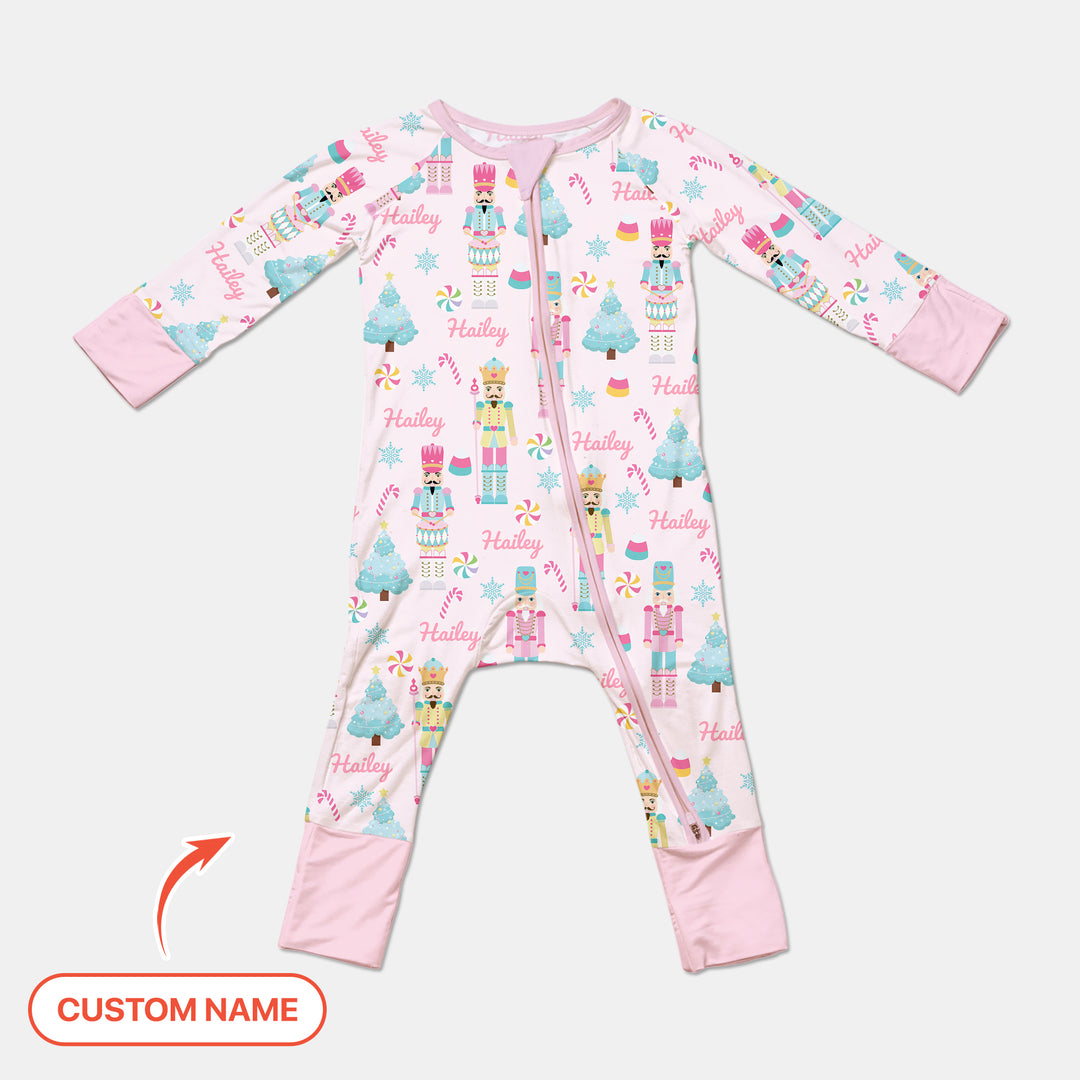 Nutcracker Parade Custom Name Girl Convertible Zippy , Nutcracker Parade Custom Name Girl Convertible Zippy - 0-3M