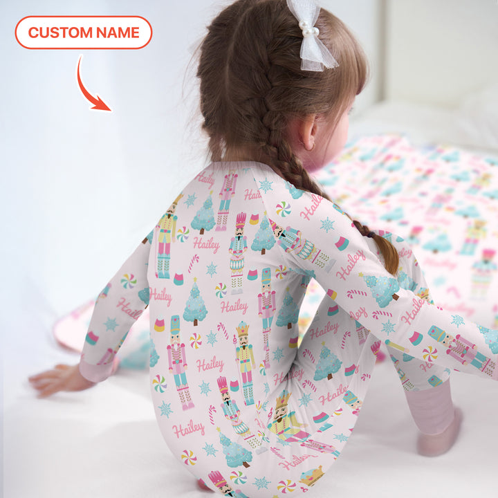Nutcracker Parade Custom Name Girl Convertible Zippy , Nutcracker Parade Custom Name Girl Convertible Zippy - 0-3M