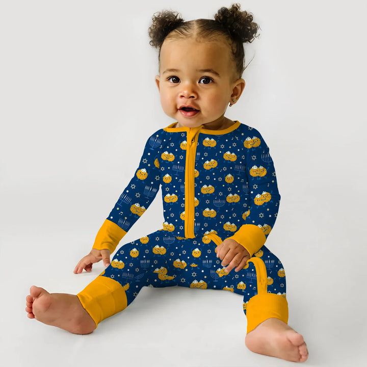 Hanukkah Latke Family Matching Convertible Zippy