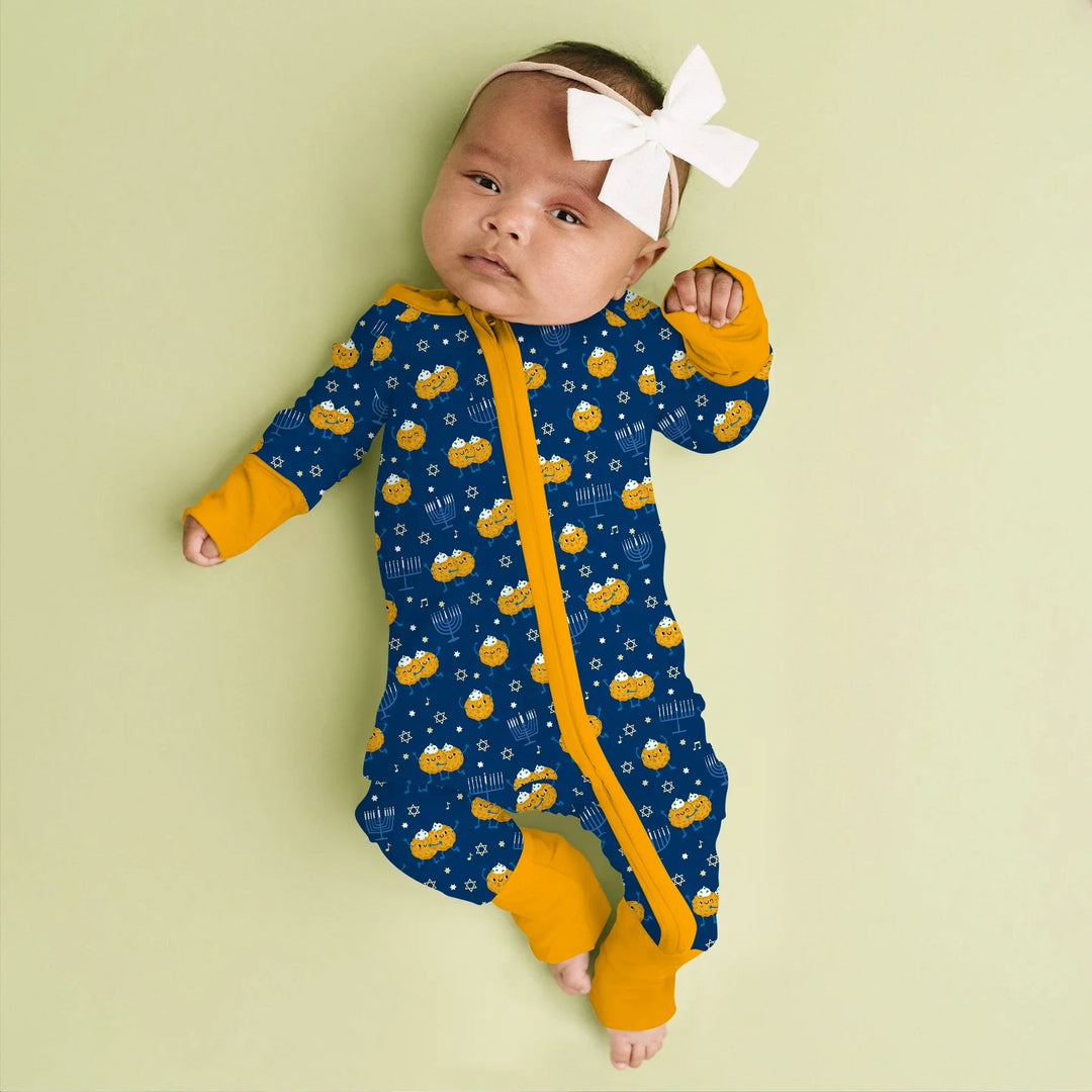 Hanukkah Latke Family Matching Convertible Zippy