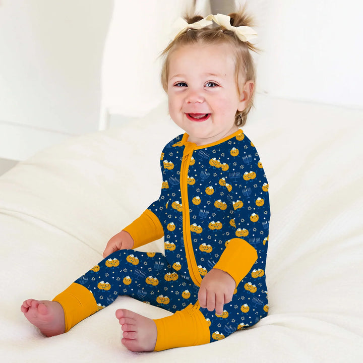 Hanukkah Latke Family Matching Convertible Zippy