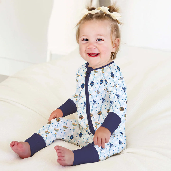 Hanukkah Festival Matching Family Convertible Zippy