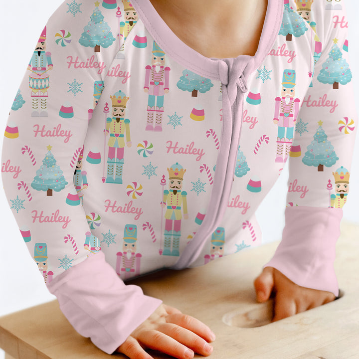 Nutcracker Parade Custom Name Girl Convertible Zippy , Nutcracker Parade Custom Name Girl Convertible Zippy - 0-3M
