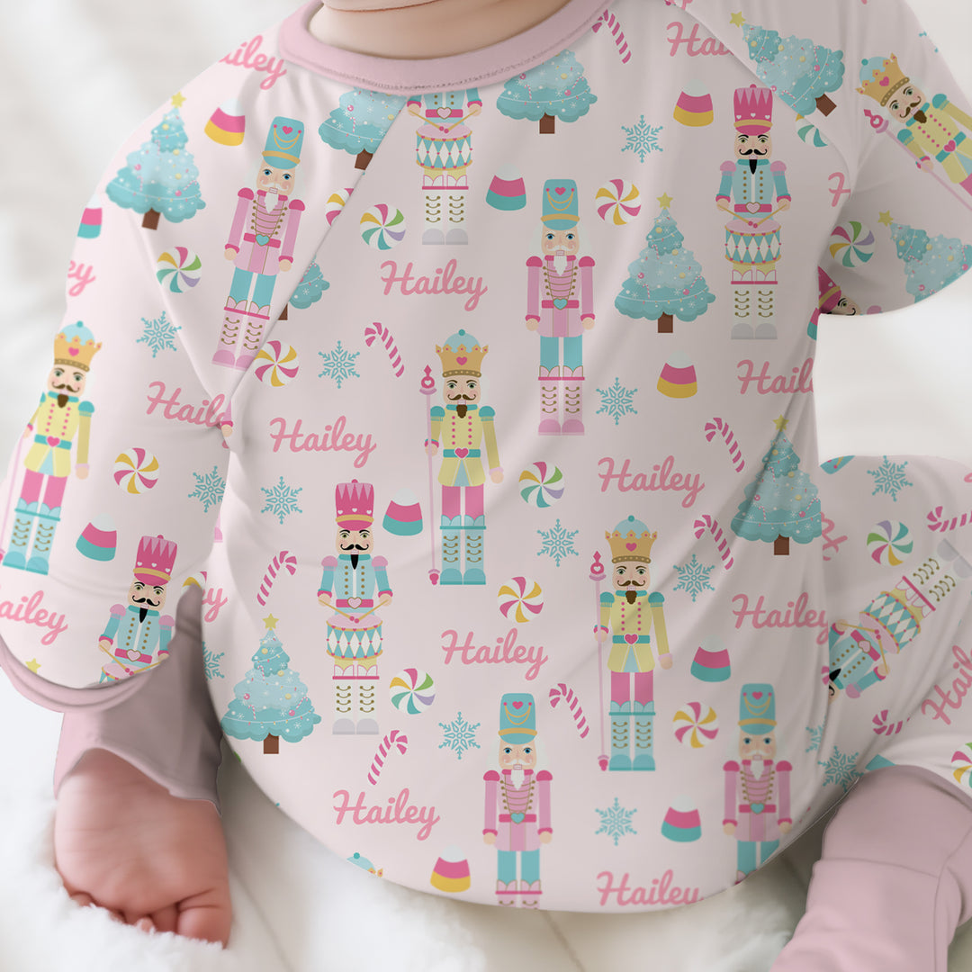 Nutcracker Parade Custom Name Girl Convertible Zippy , Nutcracker Parade Custom Name Girl Convertible Zippy - 0-3M