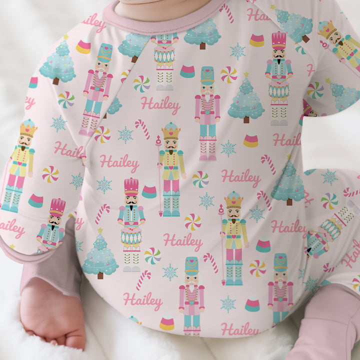 Nutcracker Parade Custom Name Girl Convertible Zippy , Nutcracker Parade Custom Name Girl Convertible Zippy - 0-3M