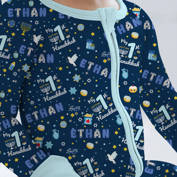 Gerippte Babykleidung mit individuellem Foto - Weich &amp; Skizzenhaft