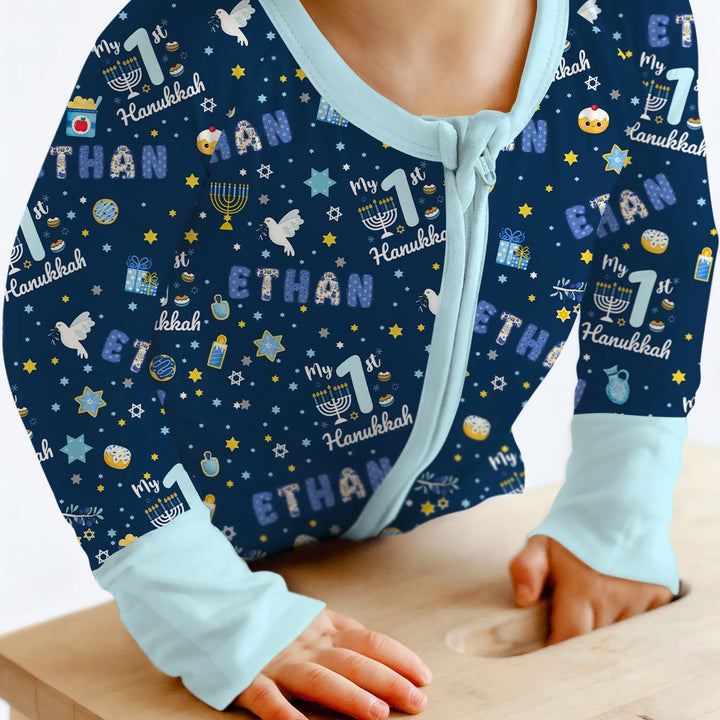 Gerippte Babykleidung mit individuellem Foto - Weich &amp; Skizzenhaft