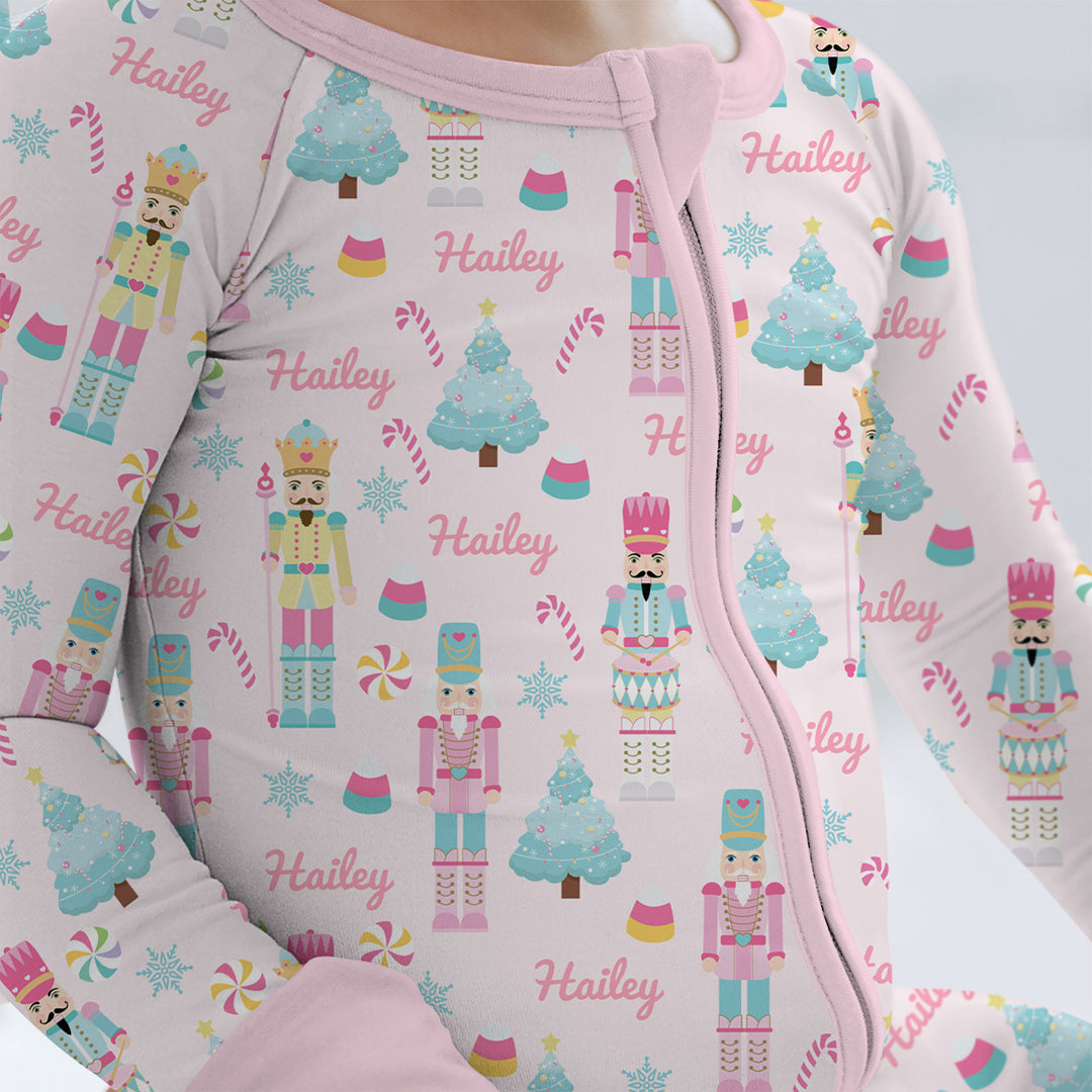 Nutcracker Parade Custom Name Girl Convertible Zippy , Nutcracker Parade Custom Name Girl Convertible Zippy - 0-3M