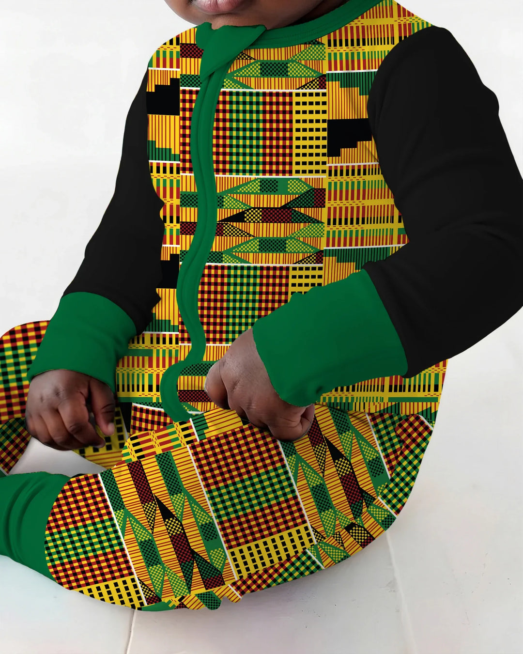 Kente Vibes Family Matching Bamboo Convertible Zippy