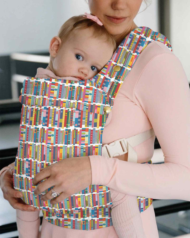 Rainbow Bookshelf Baby Carrier