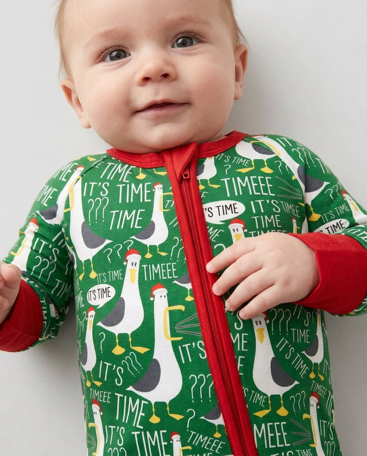 Funny Seagull It's Time Bamboo Convertible Zippy