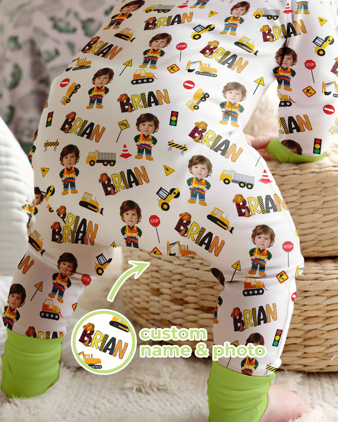 Custom Photo Doodle Little Builder Convertible Zippy