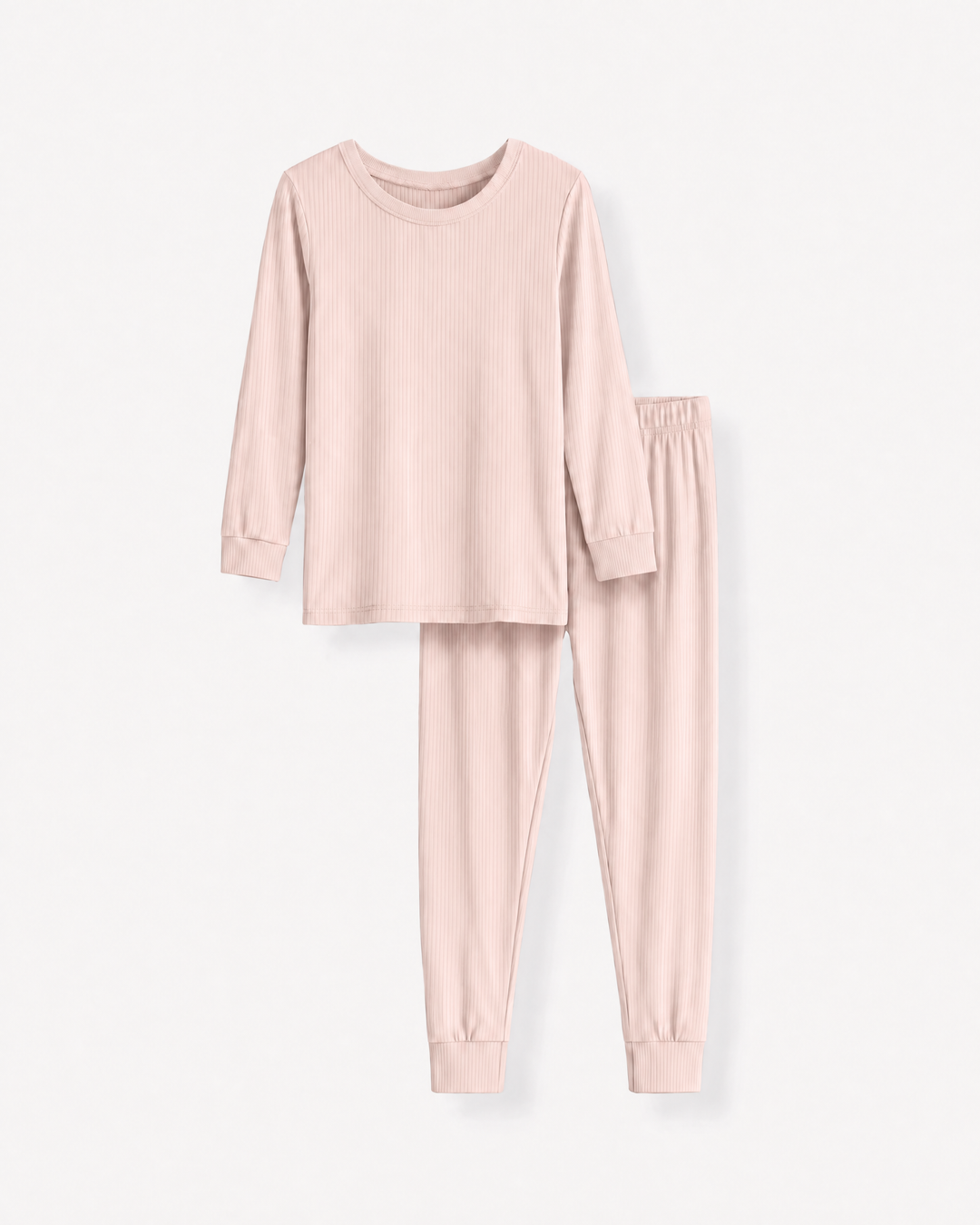 Conjunto de pijama de dos piezas de bambú de manga larga