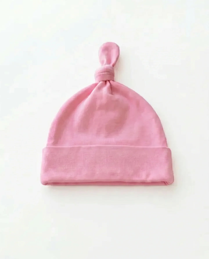Solid Color Bamboo Knotted Hat