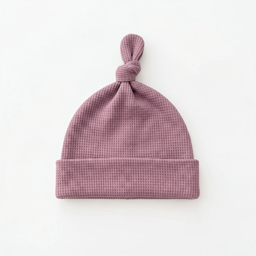 Waffle Bamboo Knotted Hat