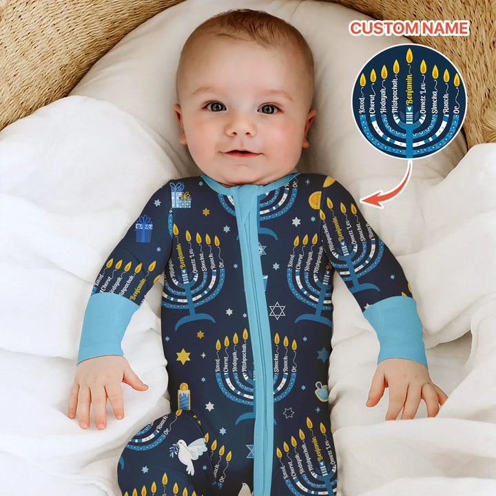 Hanukkah Custom Name Convertible Zippy