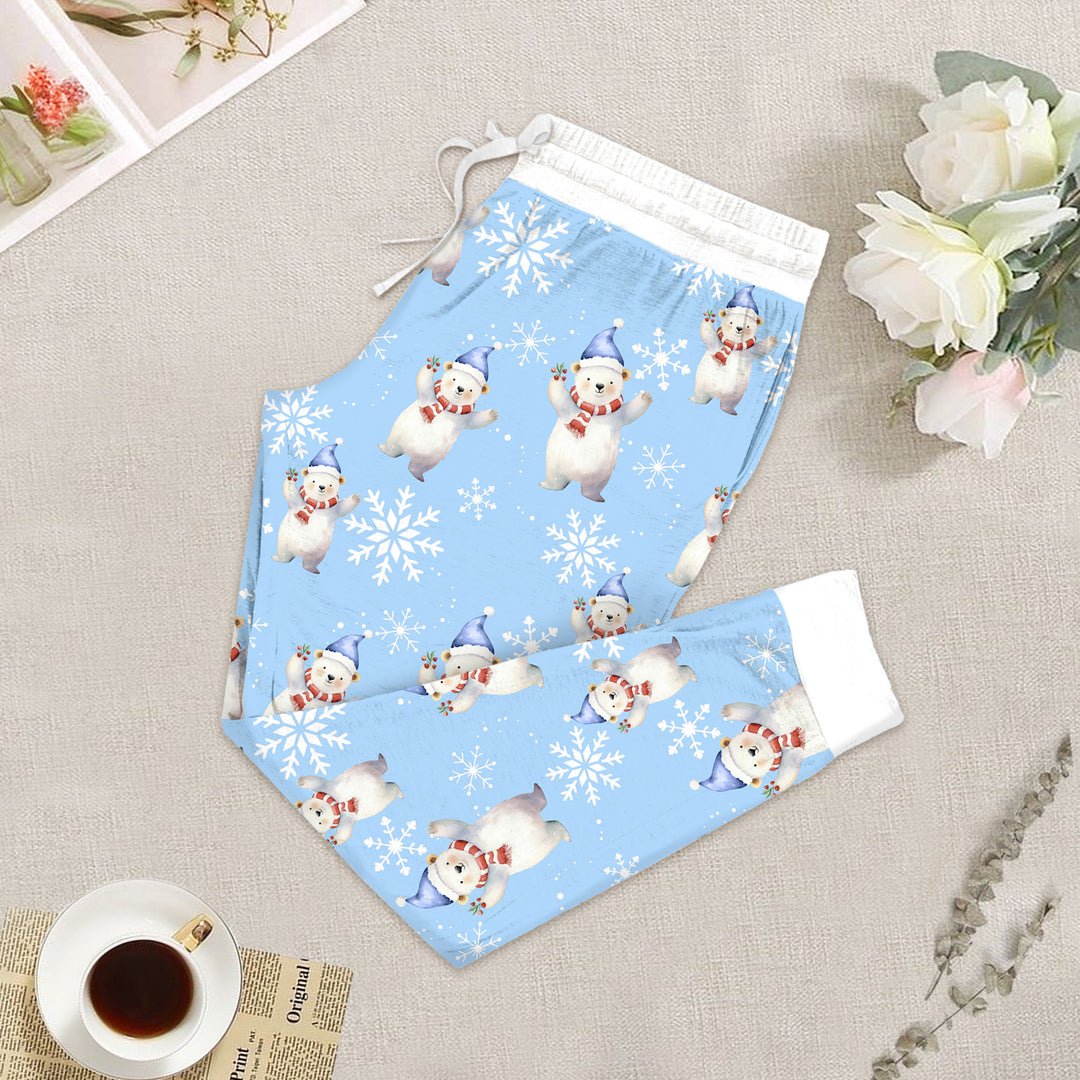 Bamboo Snowflakes and Polar Bears Outfit for Women – Cozy and Elegant