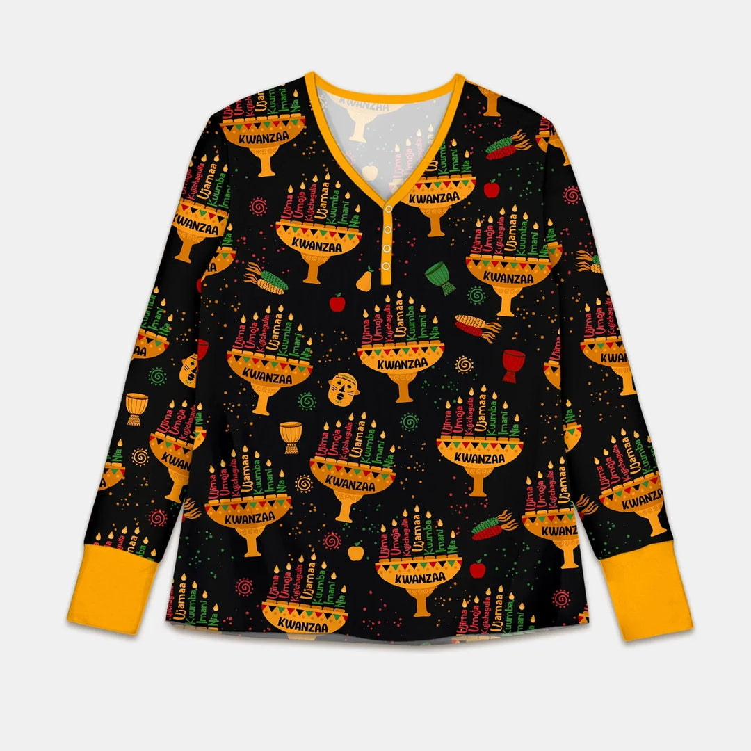 Happy Kwanzaa Women Pajama Set