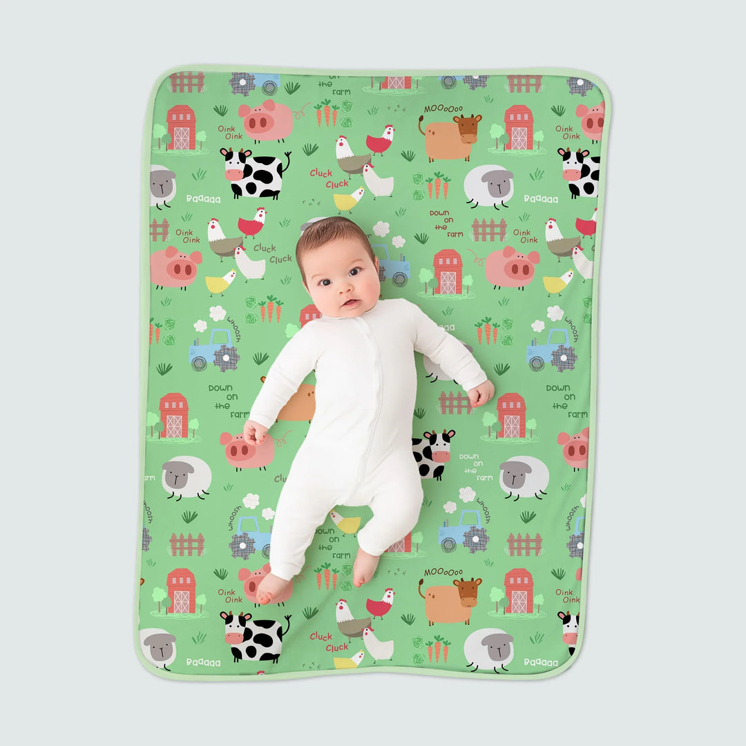 Farm Yard  Toddler Blanket