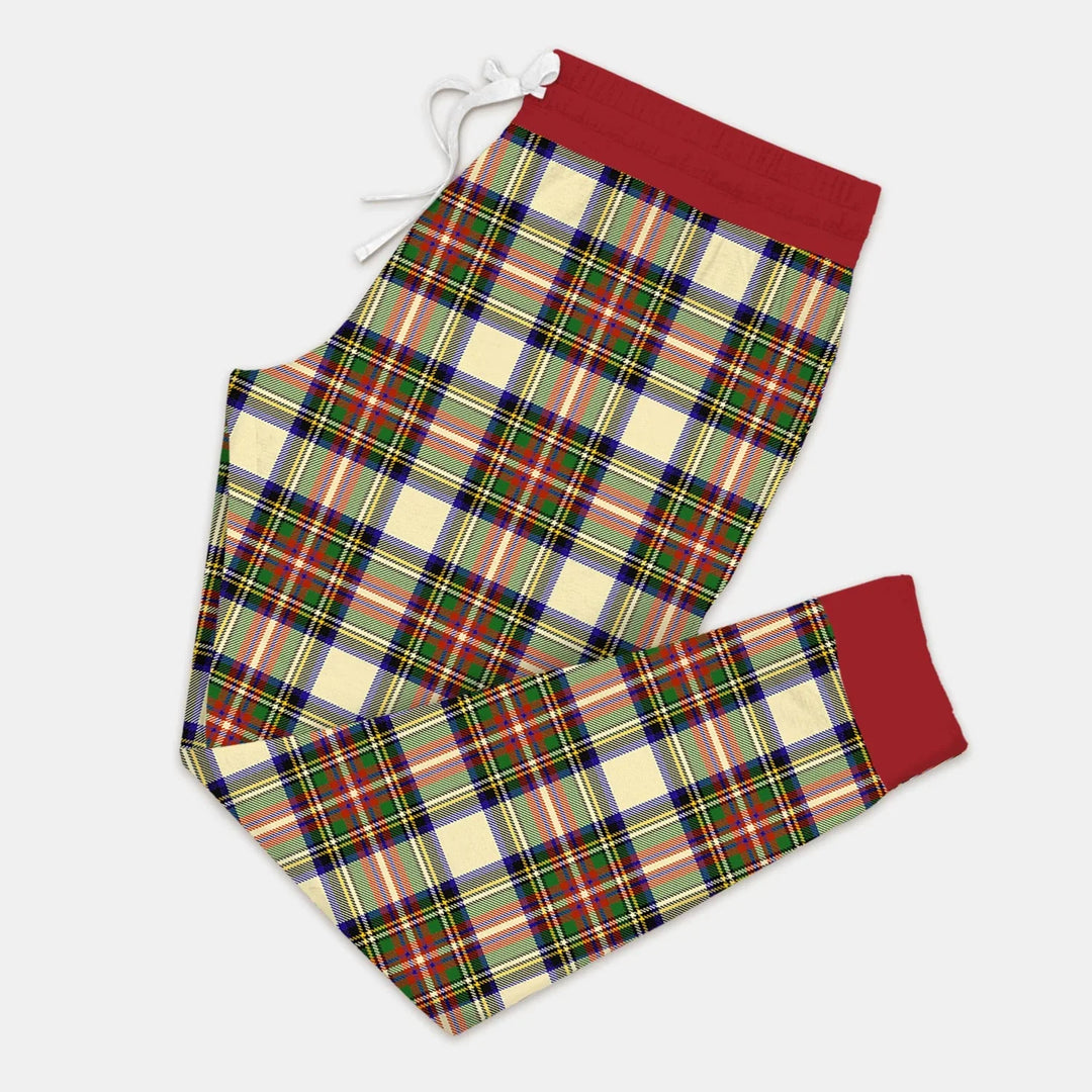 Cozy Evergreen Plaid Women Pajama Set