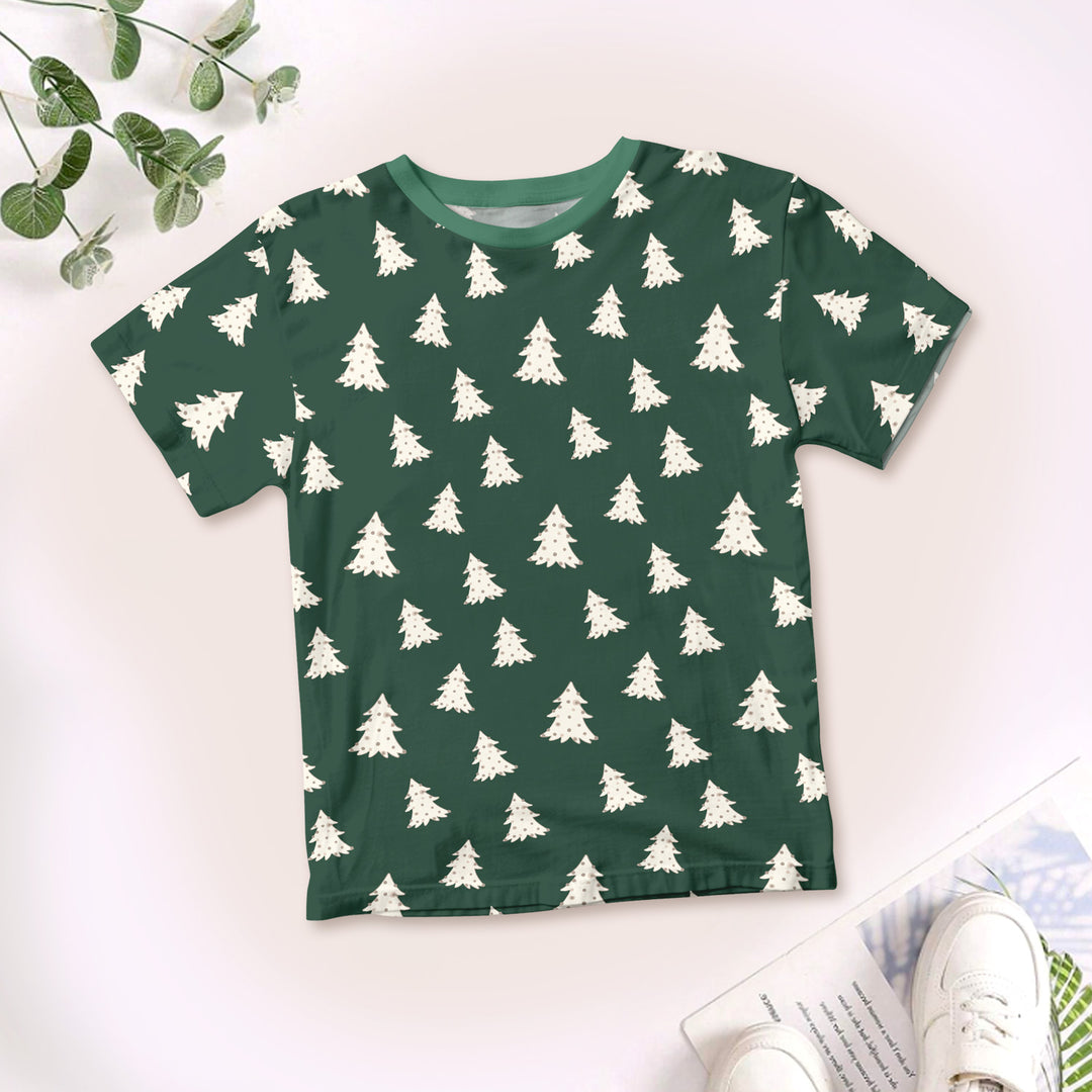 Bamboo Christmas Trees Outfit for Kids – Cheerful and Cozy