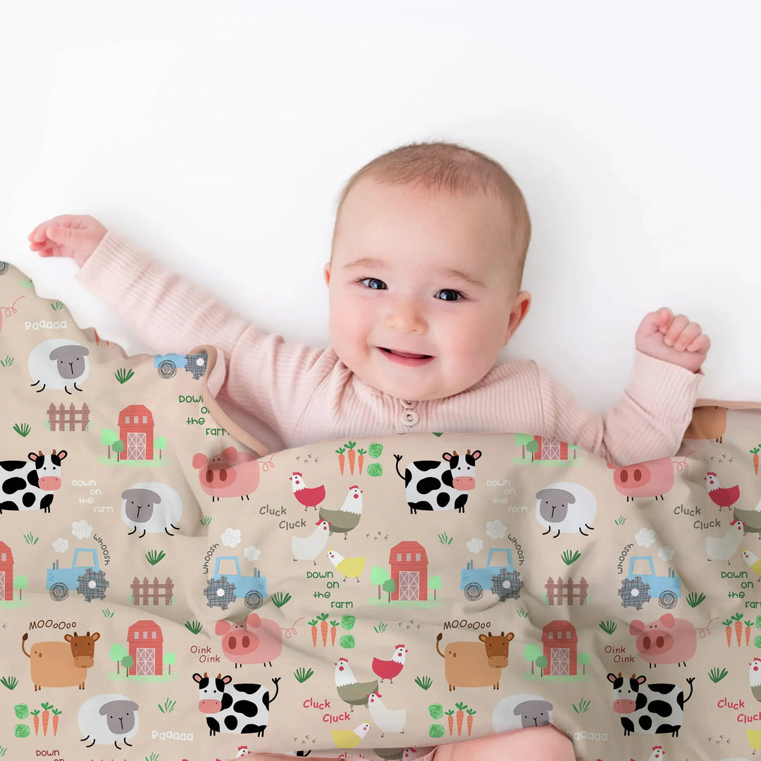 Farm Yard  Toddler Blanket