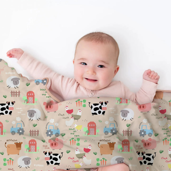Farm Yard  Toddler Blanket