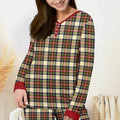 Cozy Evergreen Plaid Bamboo Women Pajama Set