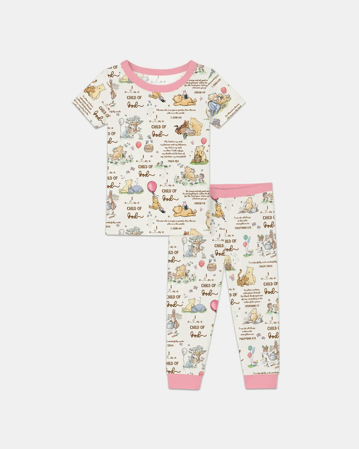 Child of God Whimsy Woodland Two Piece Short Sleeve Pajama Set