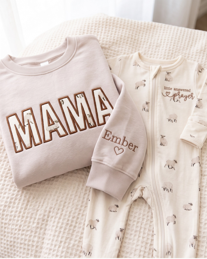 Plantilla de Sudadera de Cuello Redondo de Bambú para Mujer