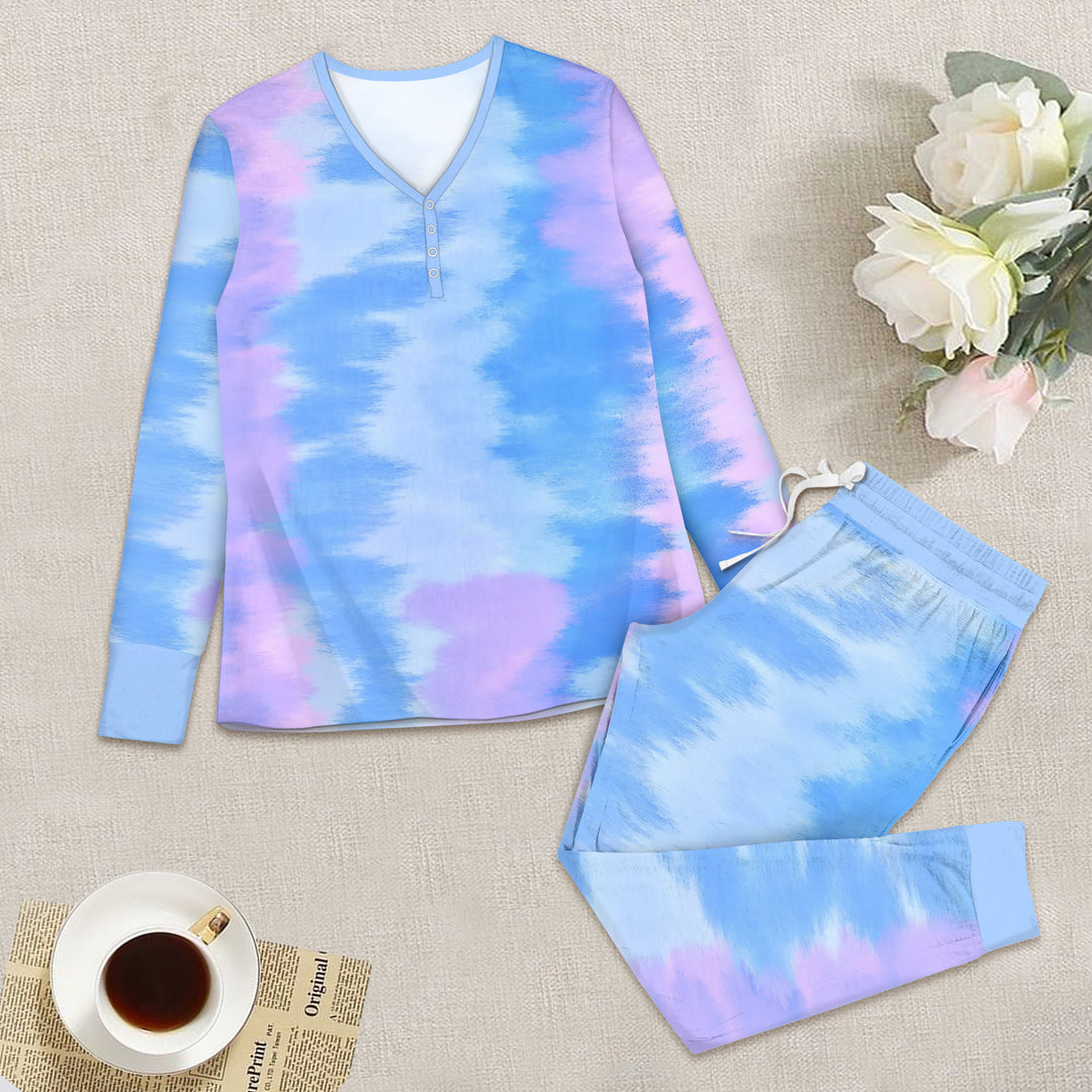 Bamboo Purple Watercolor Outfit for Women – Elegant and Flowing