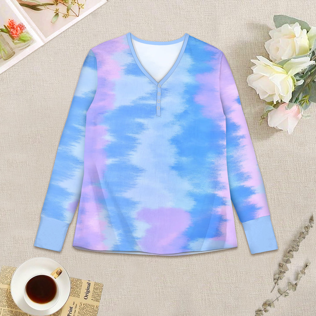 Bamboo Purple Watercolor Outfit for Women – Elegant and Flowing