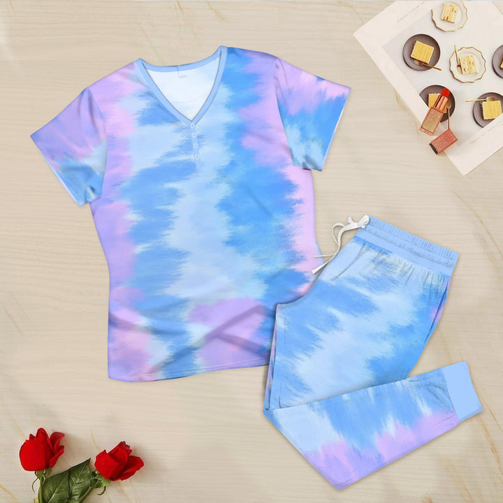 Bamboo Purple Watercolor Outfit for Women – Elegant and Flowing