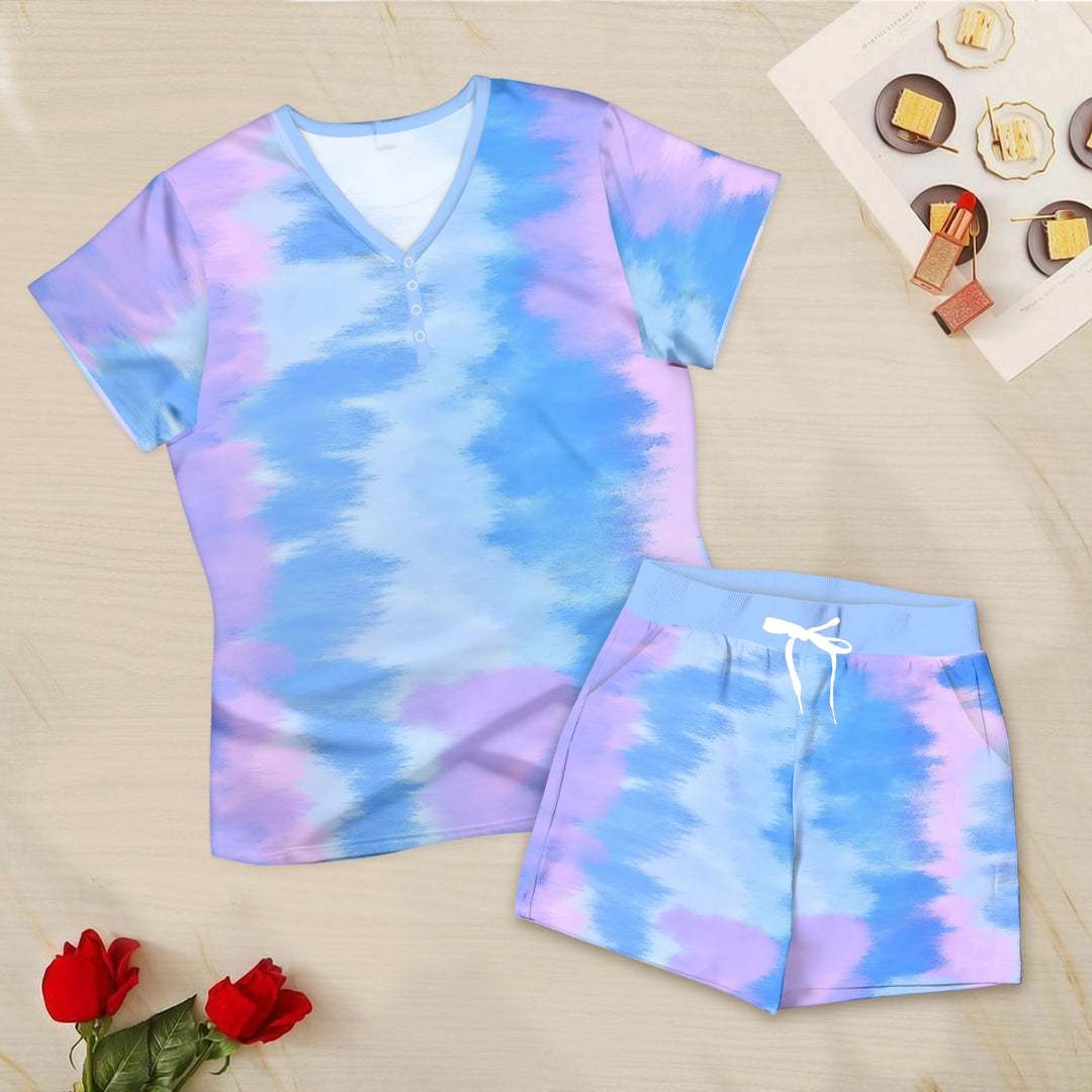 Bamboo Purple Watercolor Outfit for Women – Elegant and Flowing