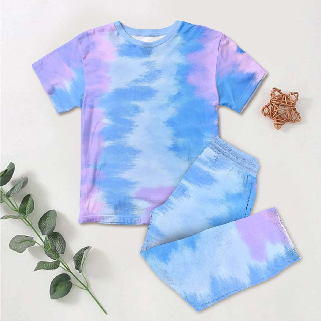 Bamboo Purple Watercolor Outfit for Kids – Light and Comfortable