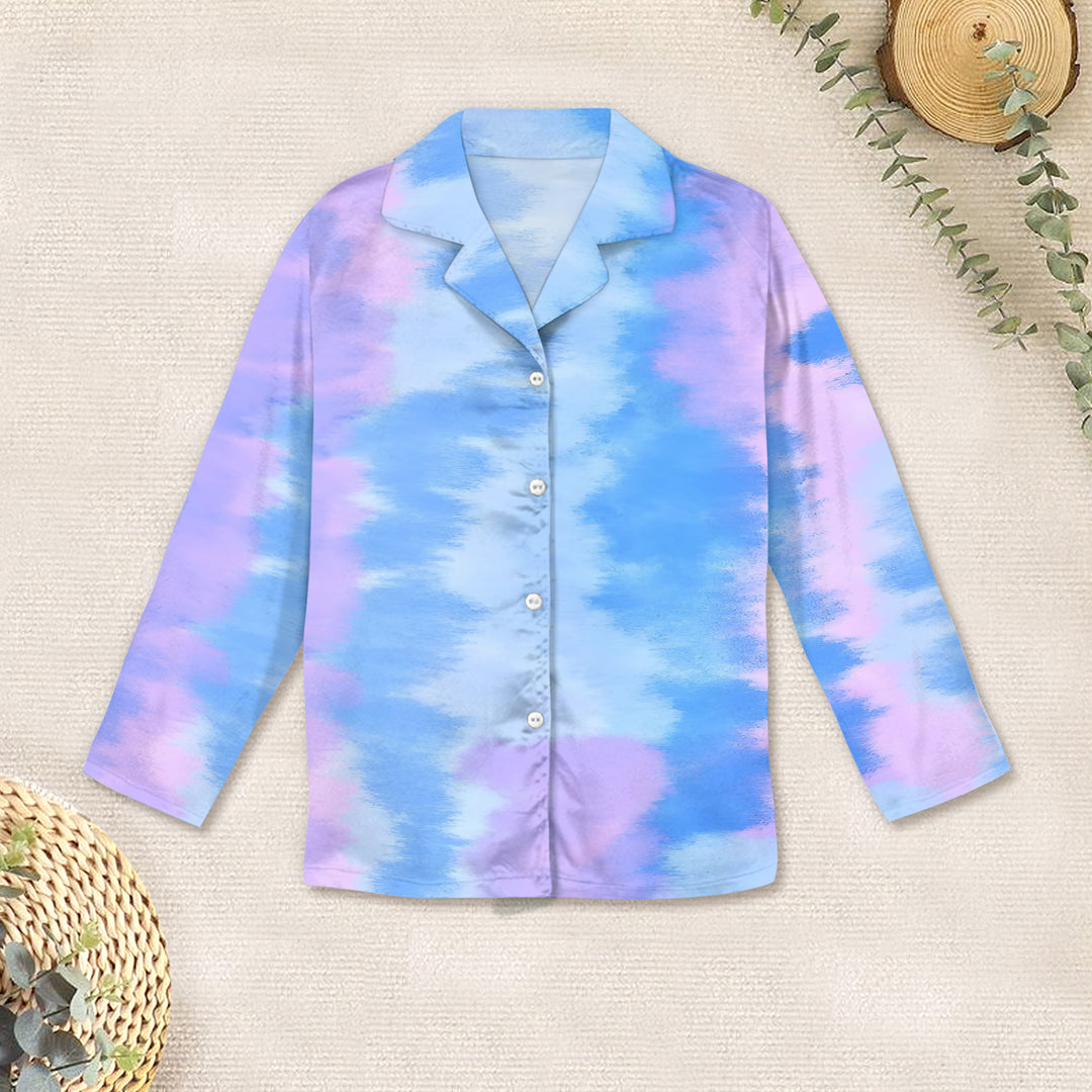 Bamboo Purple Watercolor Outfit for Kids – Light and Comfortable