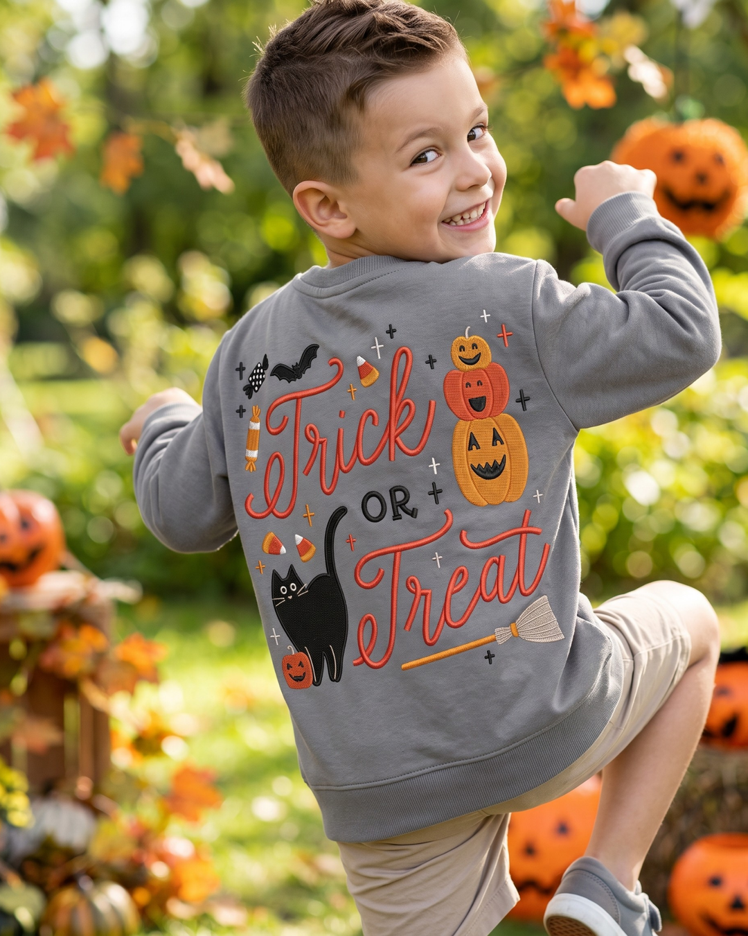 Sweatshirt mit Rundhalsausschnitt aus Bambusfaser