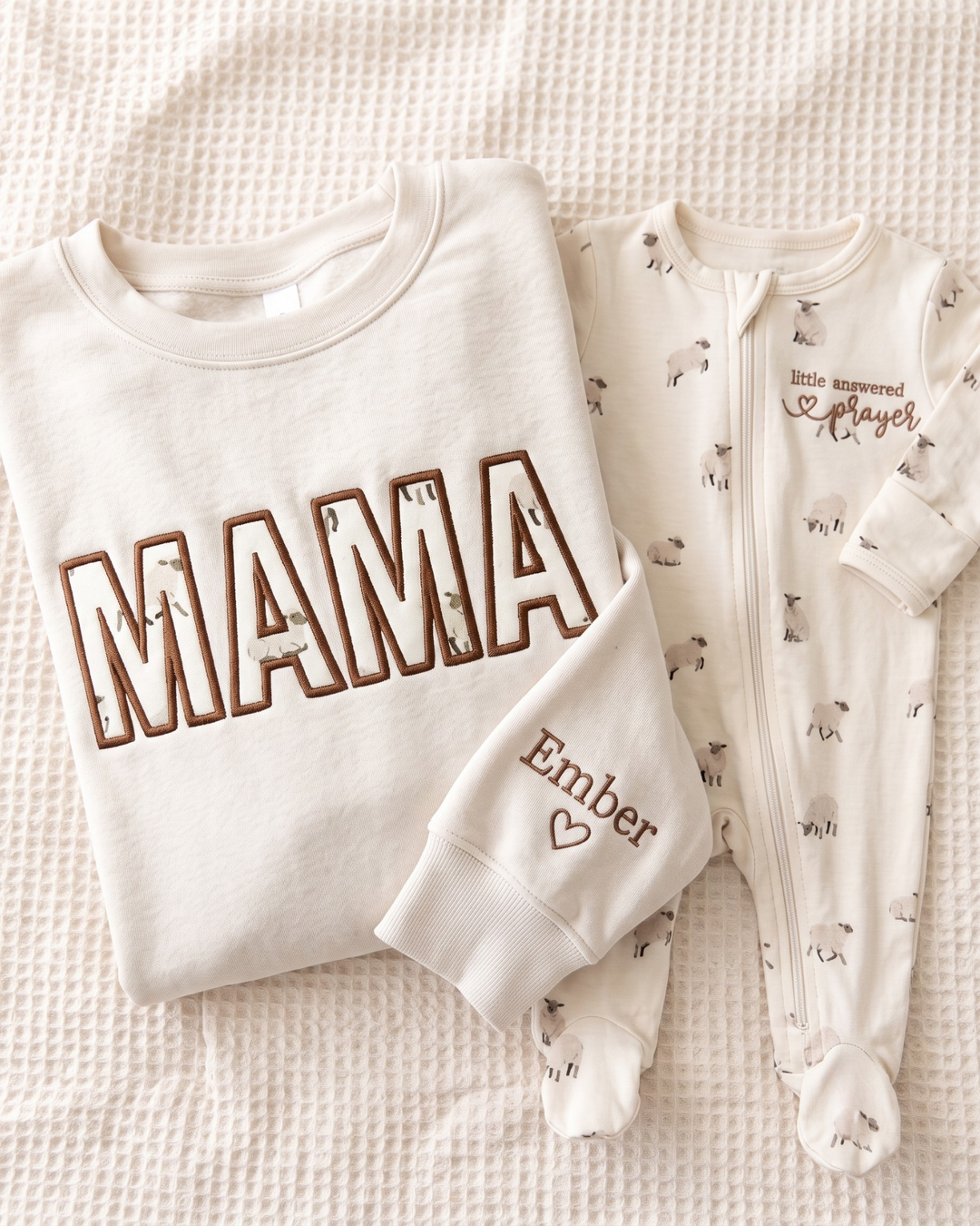 Plantilla de Sudadera de Cuello Redondo de Bambú para Mujer