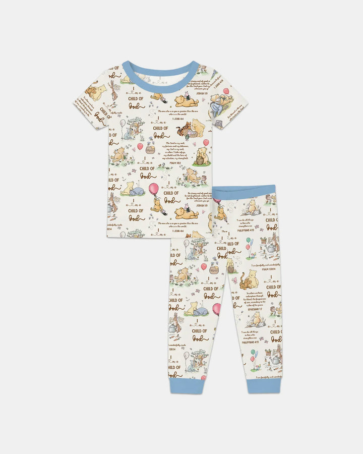 Child of God Whimsy Woodland Two Piece Short Sleeve Pajama Set
