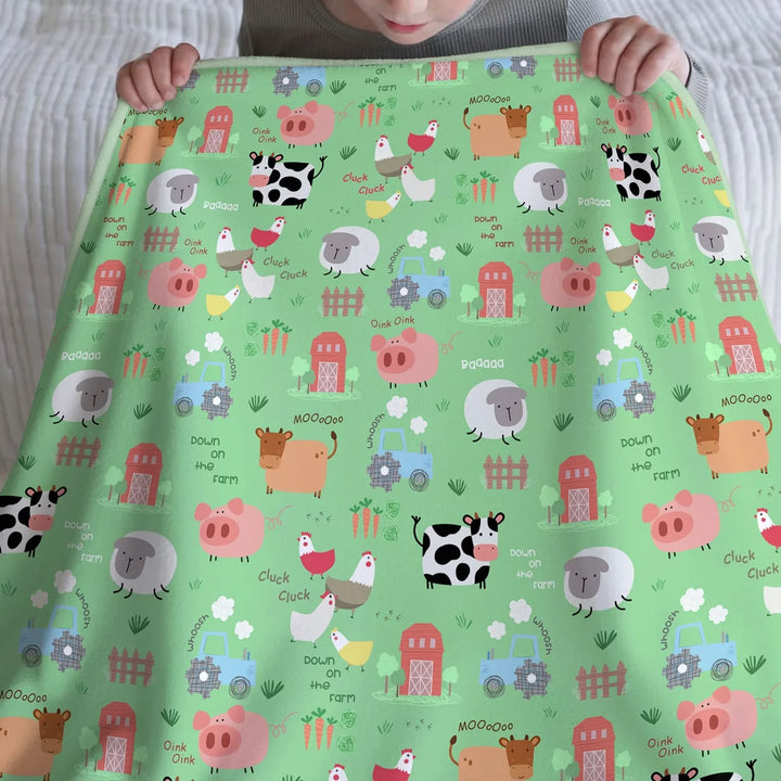 Farm Yard  Toddler Blanket