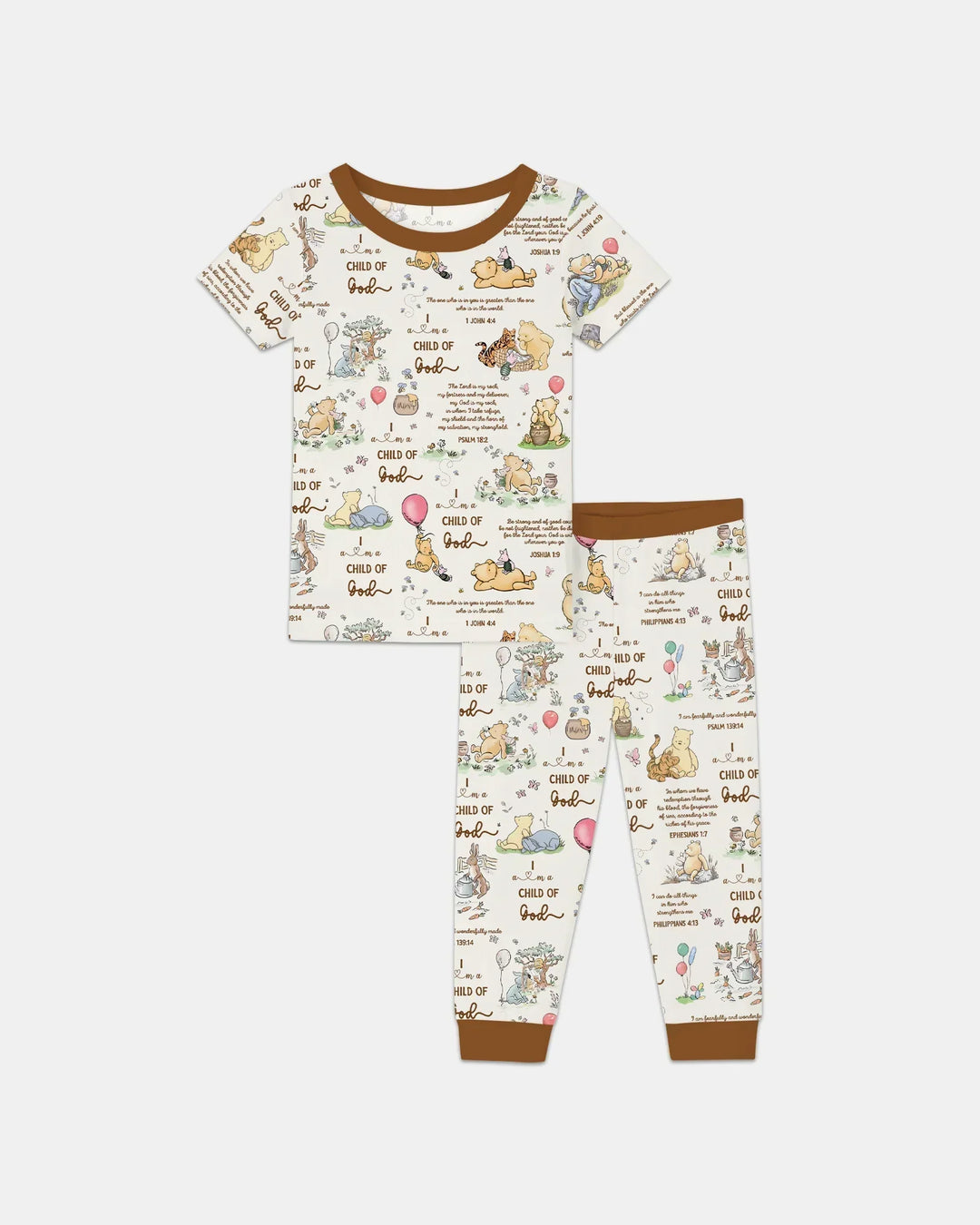 Child of God Whimsy Woodland Two Piece Short Sleeve Pajama Set