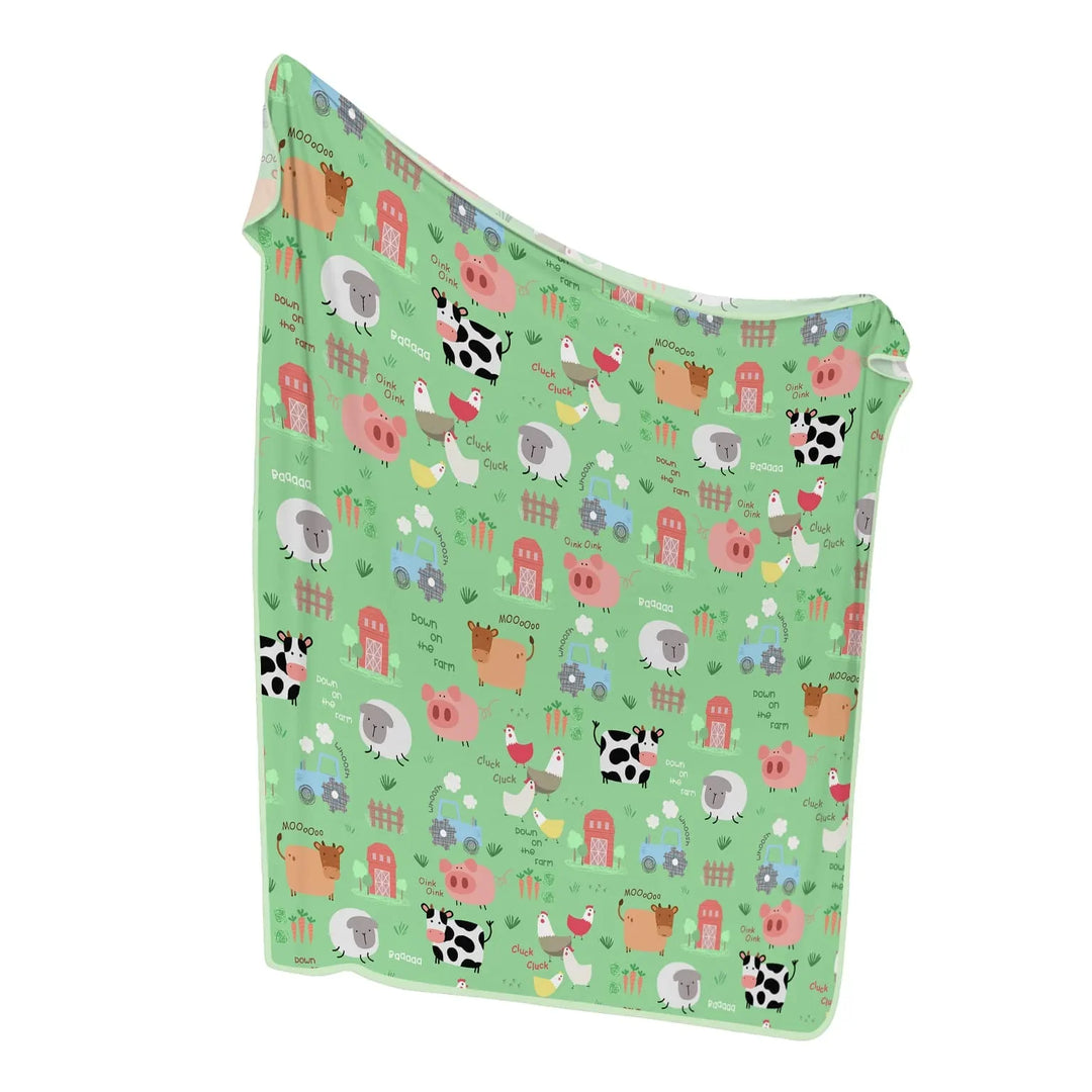 Farm Yard  Toddler Blanket
