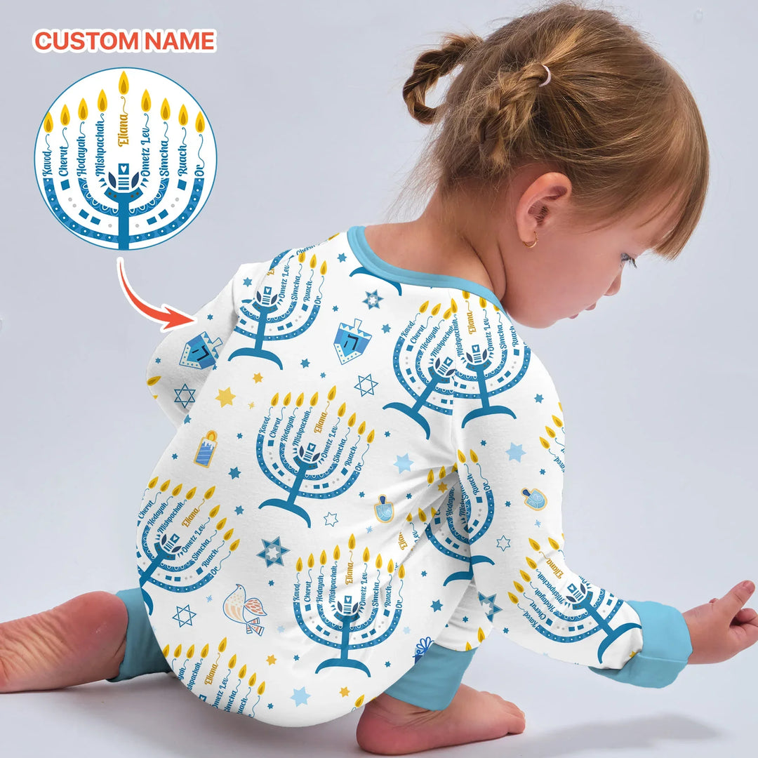 Hanukkah Custom Name Convertible Zippy