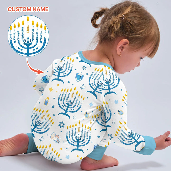 Hanukkah Custom Name Convertible Zippy