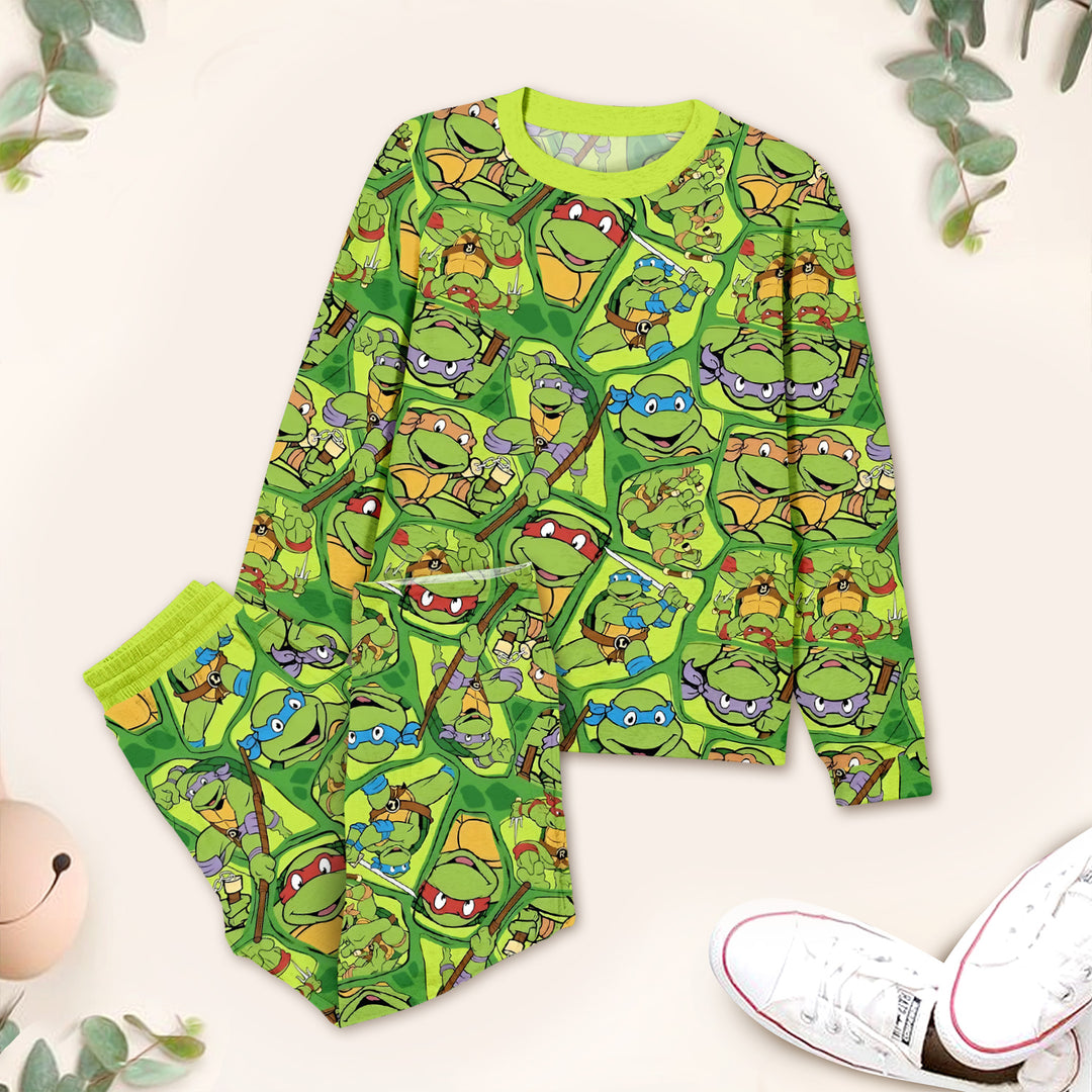 Bamboo Turtle Power Outfit for Kids – Playful and Comfortable