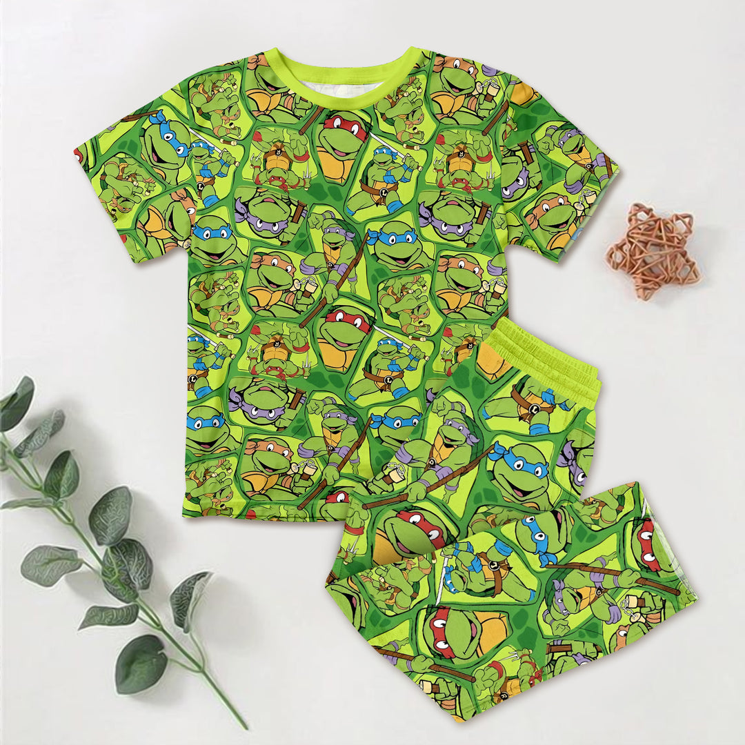 Bamboo Turtle Power Outfit for Kids – Playful and Comfortable