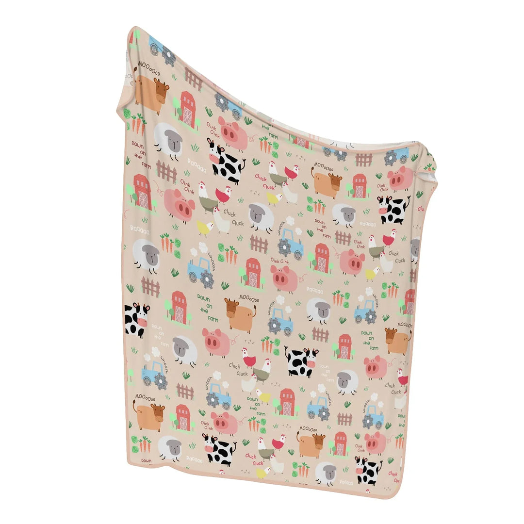 Farm Yard  Toddler Blanket